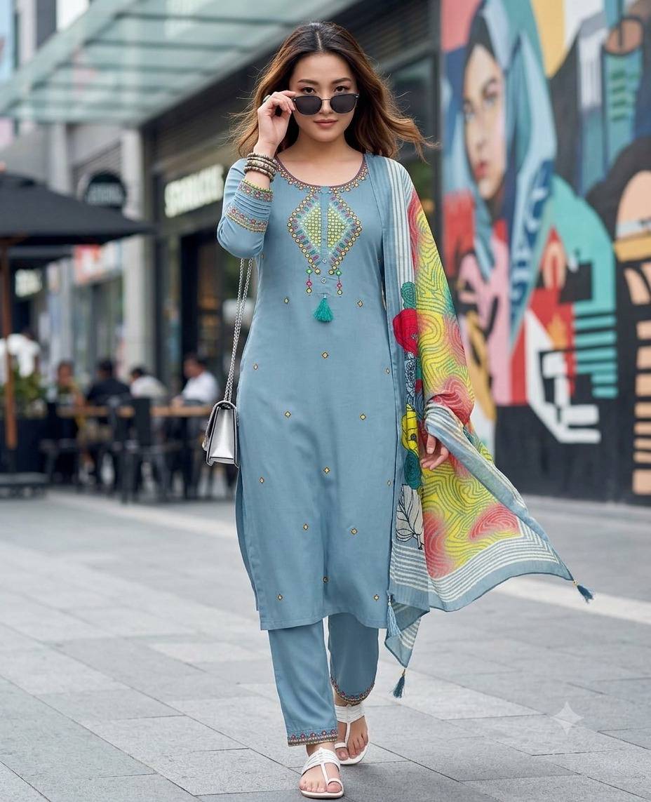 Sonam By Fashid Wholesale Designer Ethnic Wear Collection viscose Cotton flex Kurtis At Wholesale Price